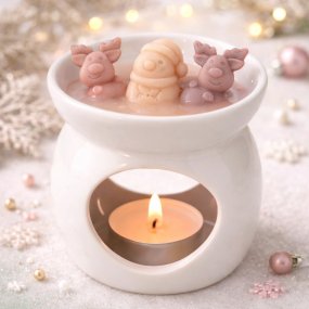 Molde 15 figuras de Natal para wax melts