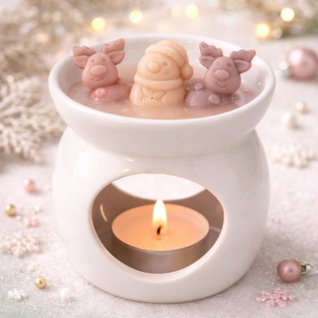 Molde wax melts navidad