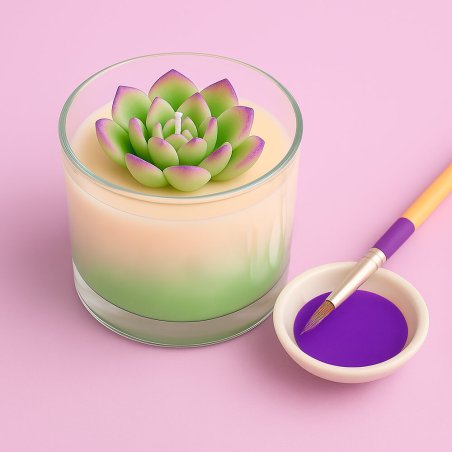 pintura morada para decorar ceras