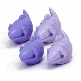 Molde de silicone 4 tubaroes