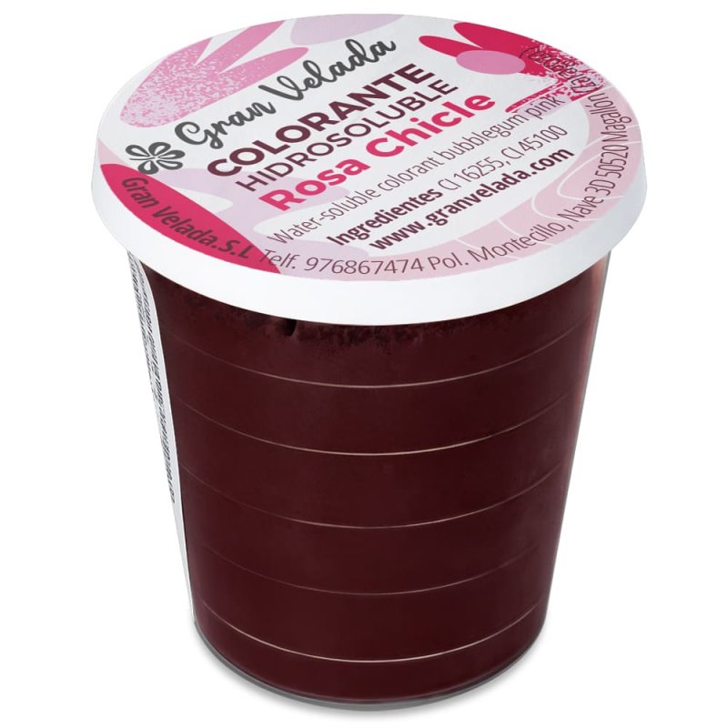 colorante rosa chicle en polvo hidrosoluble