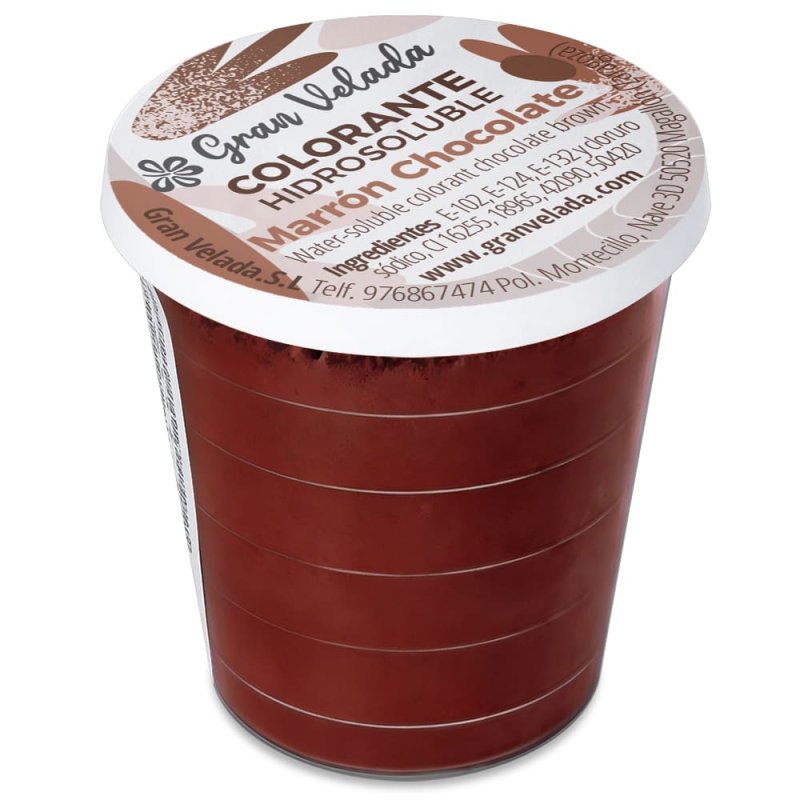 Colorante marron chocolate  en polvo hidrosoluble