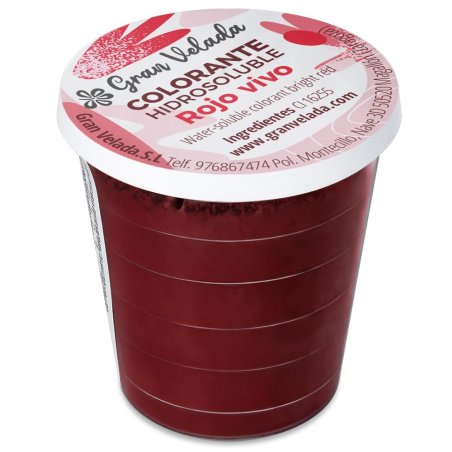 Colorante rojo vivo en polvo hidrosoluble