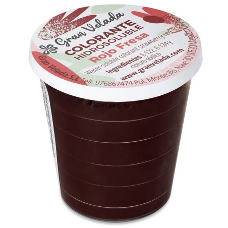 Colorante polvo rojo fresa hidrosoluble