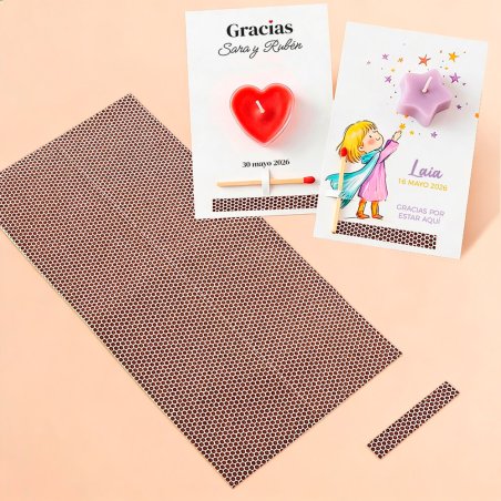 Tiras para encender cerillas