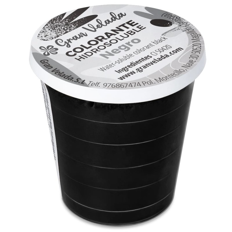 Colorante negro en polvo hidrosoluble