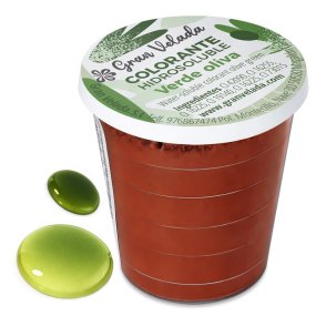 Colorant en poudre soluble dans l’eau vert olive