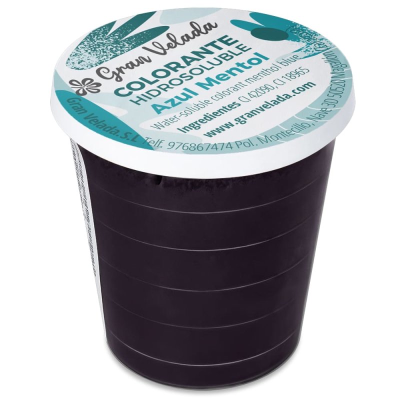 Colorante polvo azul mentol hidrosoluble