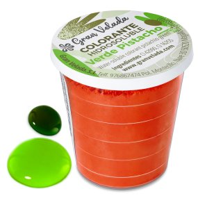 Colorante verde pistacho hidrosoluble en polvo