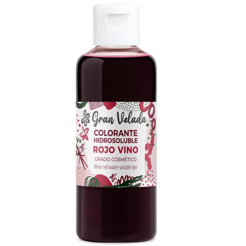 Colorante rojo vino para glicerina