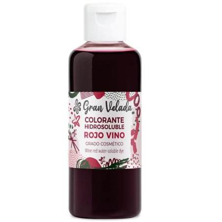 Colorante rojo vino para glicerina