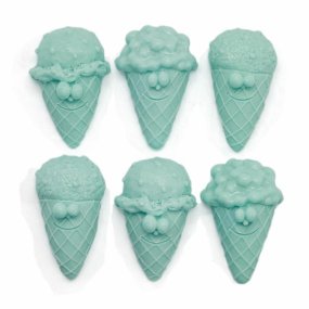 Molde para sabonetes 6 gelados Molde para sabonetes 6 gelados
