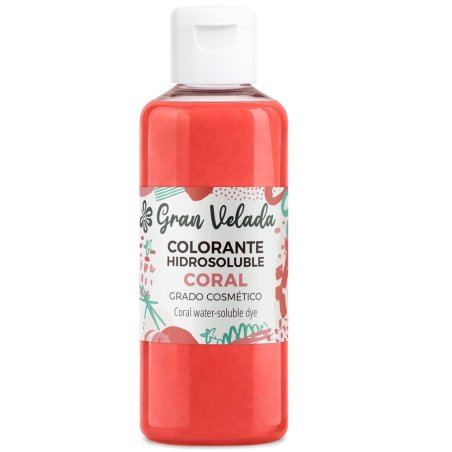 Colorante jabon glicerina coral
