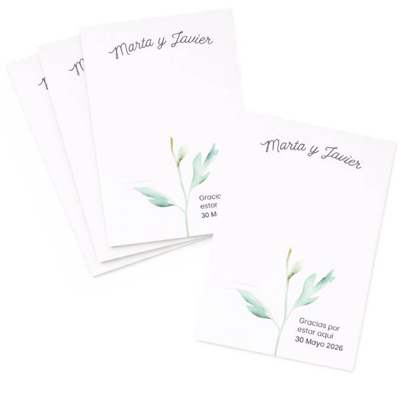 Cartón para regalo personalizable