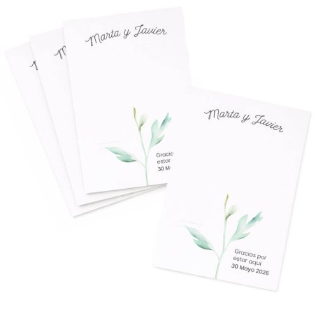 Cartón para regalo personalizable