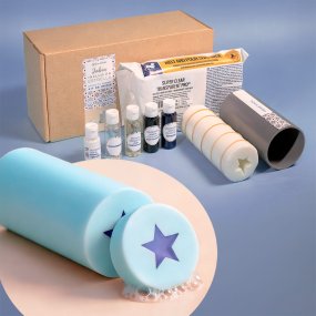 Kit como fazer sabonetes inclusao estrela. Materiais e instruçoes