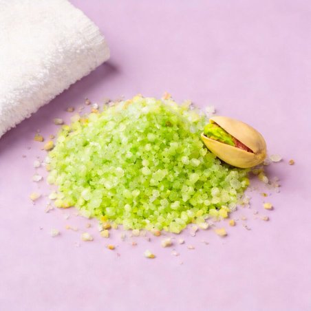 Sales con colorante jabon glicerina pistacho 4