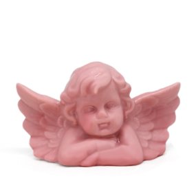 Molde busto de angelito con alas Molde busto de angelito con alas