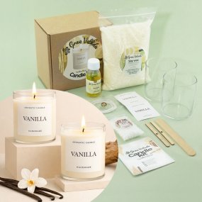 Kit para hacer velas. Materiales, utensilios e instrucciones
