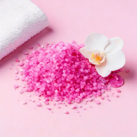 Sales con colorante jabon glicerina fucsia 4