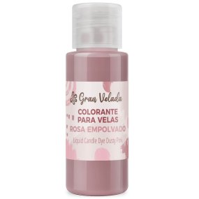 Corante para velas líquido rosa empolvado