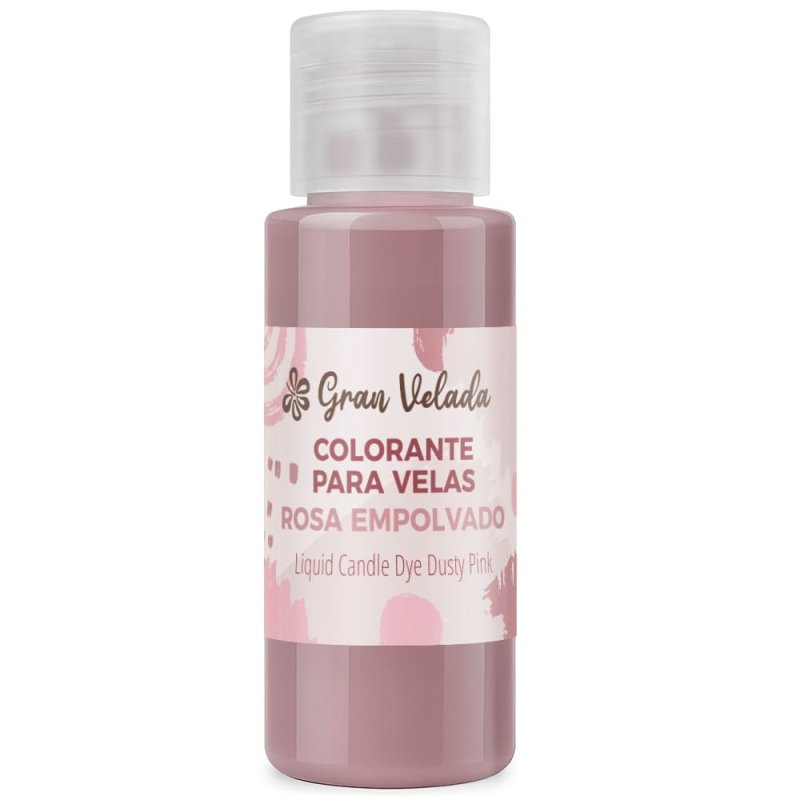 Colorante velas liquido rosa empolvado