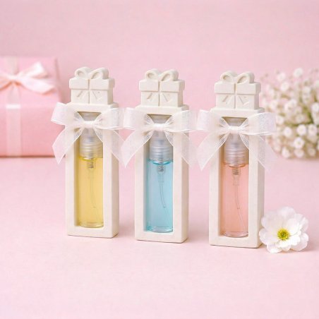 Molde para hacer soporte para perfume en forma de regalo