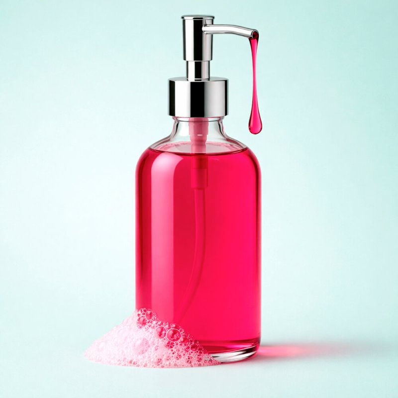 Colorante jabon glicerina rojo cereza para gel y champu 3