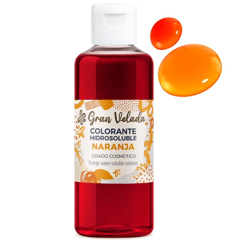 Colorante jabon glicerina naranja
