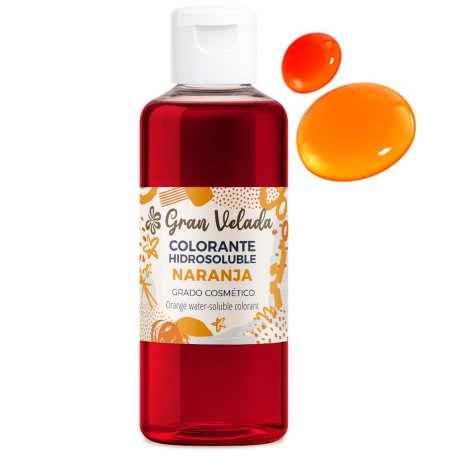 Colorante jabon glicerina naranja
