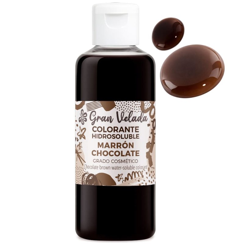 Colorante jabon glicerina marron chocolate