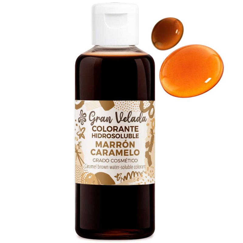 Colorante jabon glicerina marron caramelo