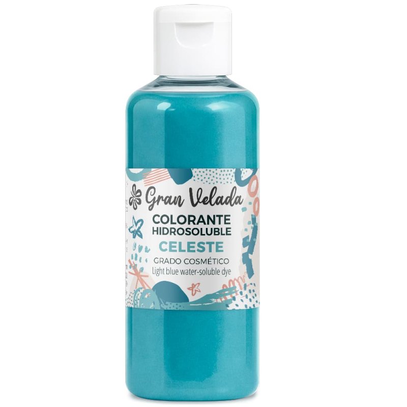 Colorante jabon celeste