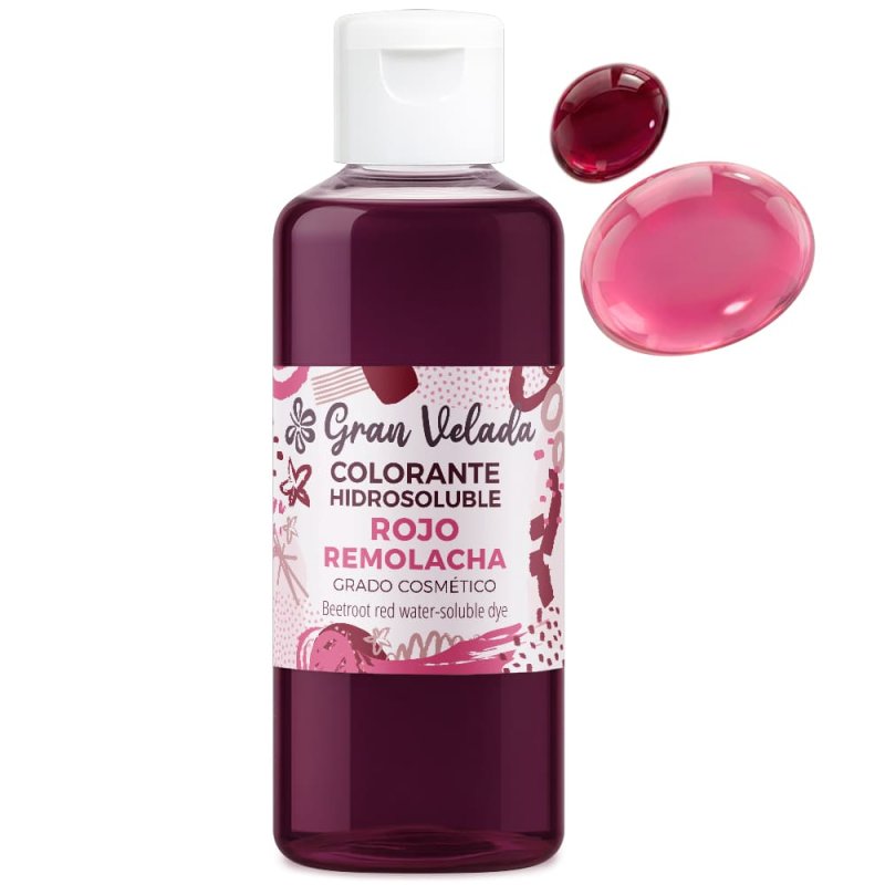 Colorante jabon glicerina rojo remolacha