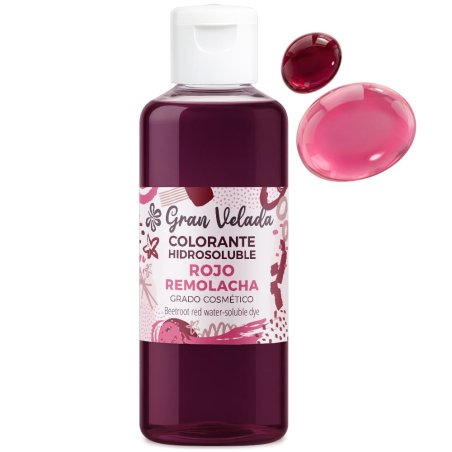 Colorante jabon glicerina rojo remolacha