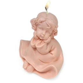 Molde angel sentado para velas Molde angel sentado para velas