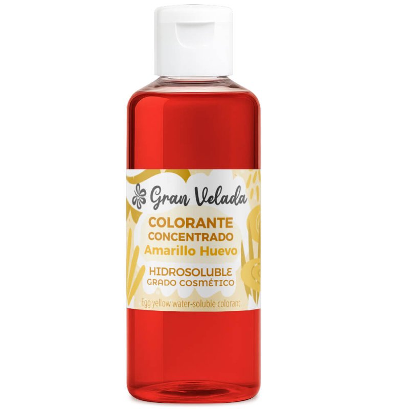 Colorante concentrado liquido amarillo huevo