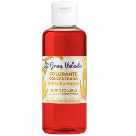 Colorante concentrado liquido amarillo huevo