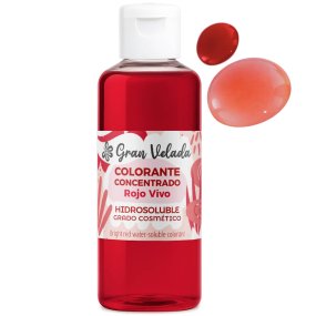 Colorante concentrado liquido rojo vivo