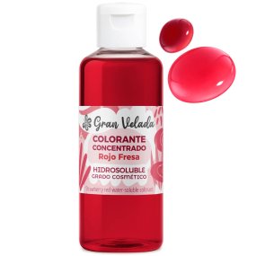 Colorant concentré liquide rouge fraise