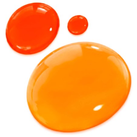 Gotas colorante concentrado liquido naranja