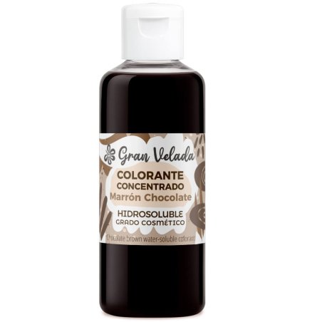 Colorante concentrado liquido marron chocolate