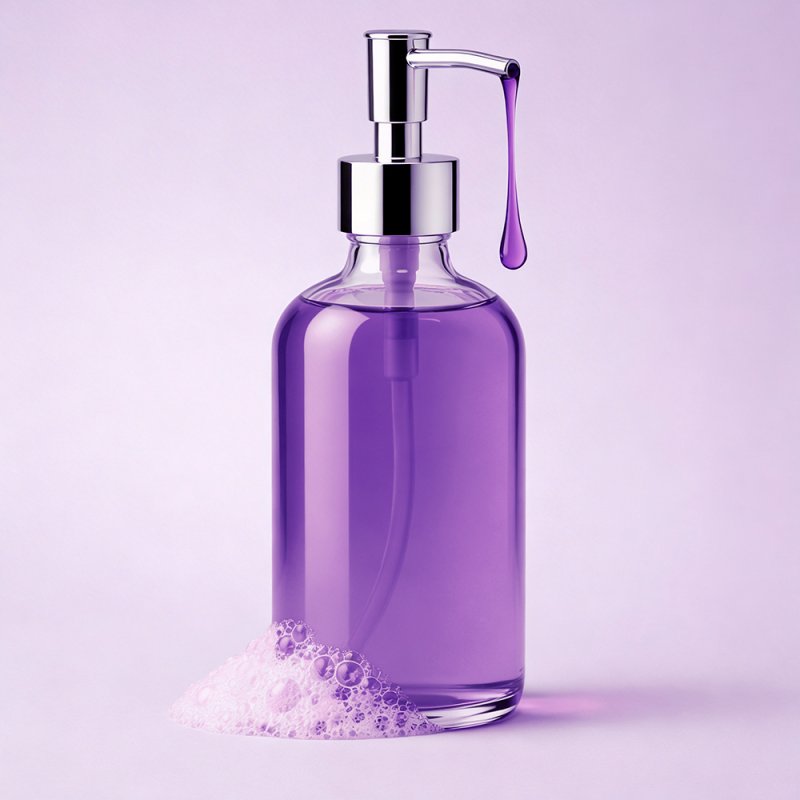Colorante concentrado liquido violeta para gel y champu
