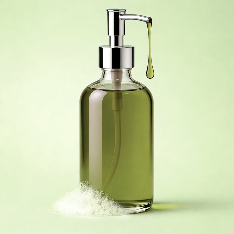 Colorante concentrado liquido verde oliva para gel y champu