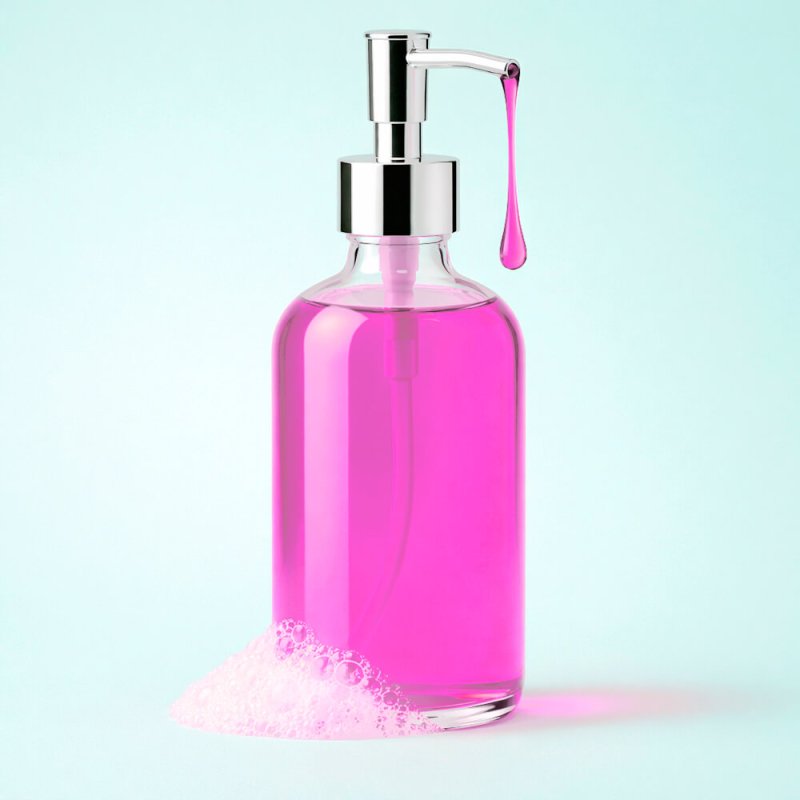 Colorante concentrado líquido fucsia para gel y champu