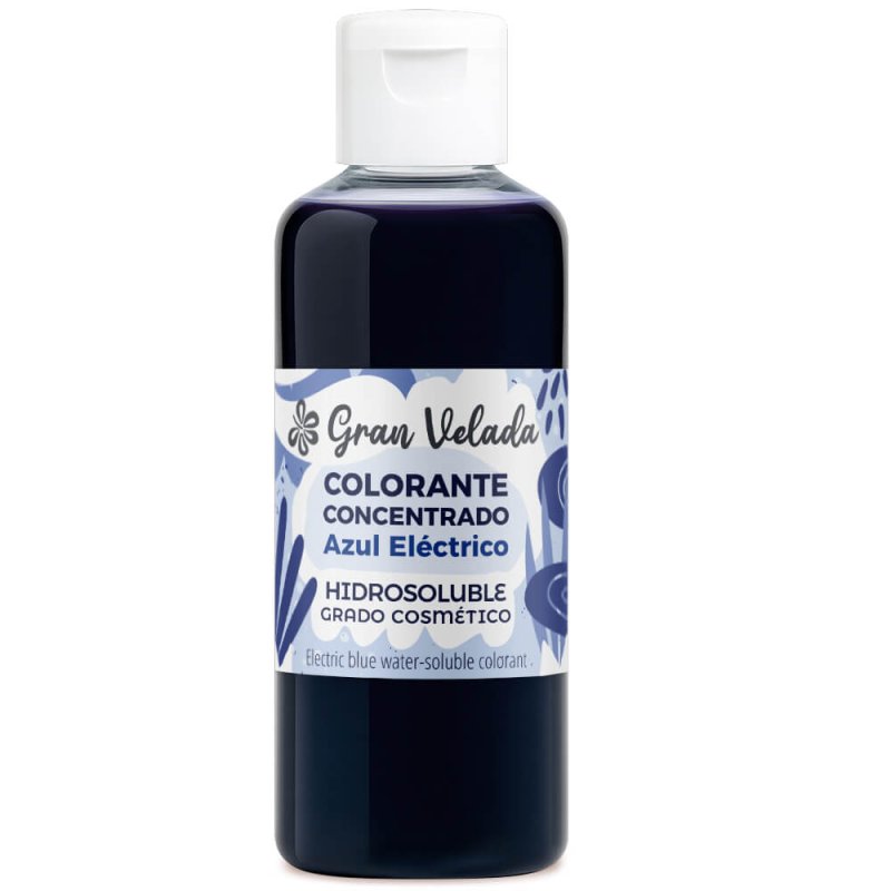Colorante concentrado liquido azul electrico