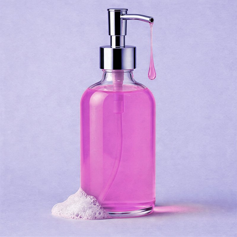 Colorante concentrado liquido malva para gel y champu