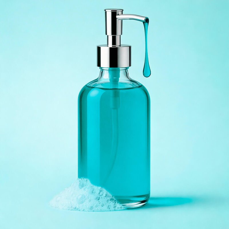 Colorante concentrado liquido azul mentol para gel y champu