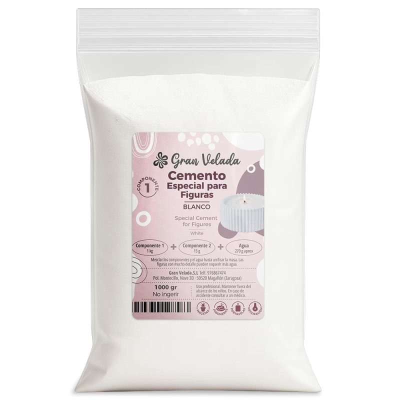 Cemento para figuras blanco al por mayor