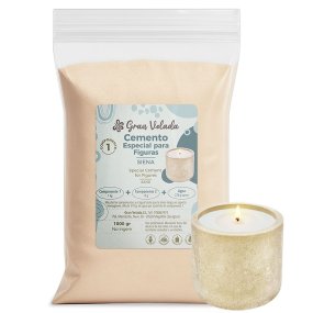 Cemento para figuras color siena por mayor